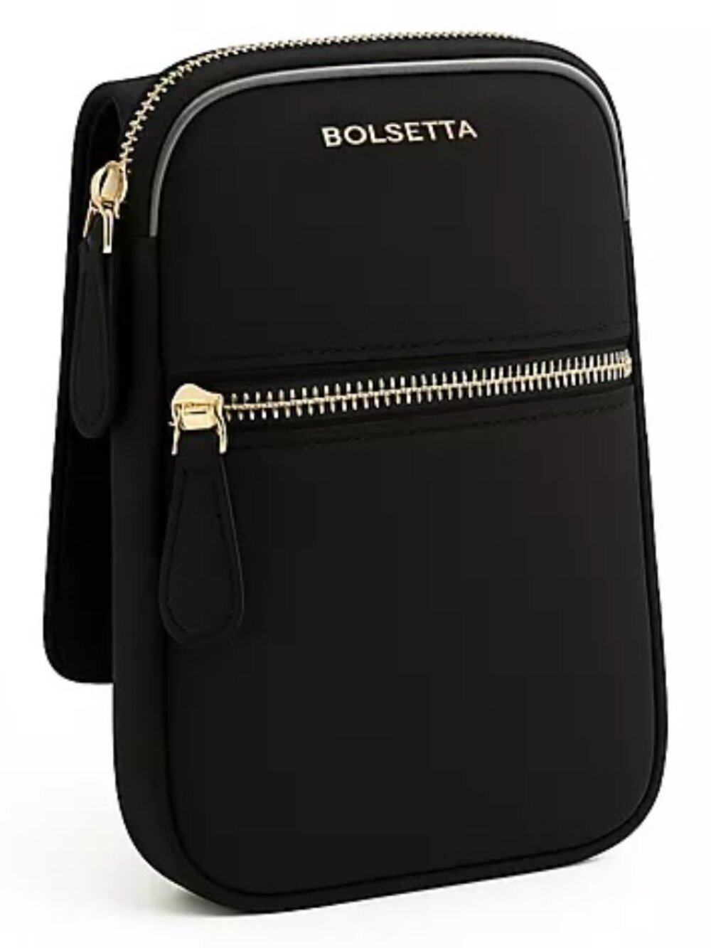 Bolsetta RFID Blocking Magnetic Phone Pouch - Hands-free BLACK - NWT